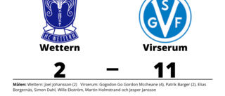 Hemmaförlust för Wettern - 2-11 mot Virserum