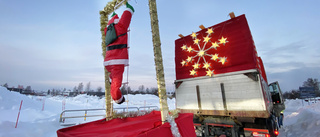 TV: Häng med i luciatåget på hjul – lussade genom Skellefteå