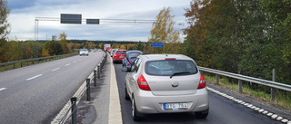 Motorhaveri på E4 vid Piteå – trafiken flyter på igen