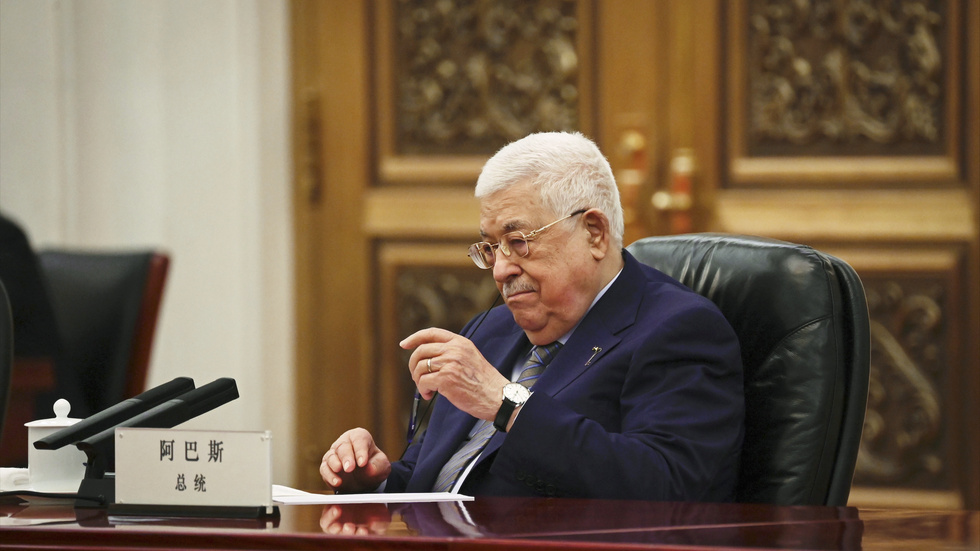 Palestiniernas ledare på Västbanken, Mahmud Abbas. Arkivbild.