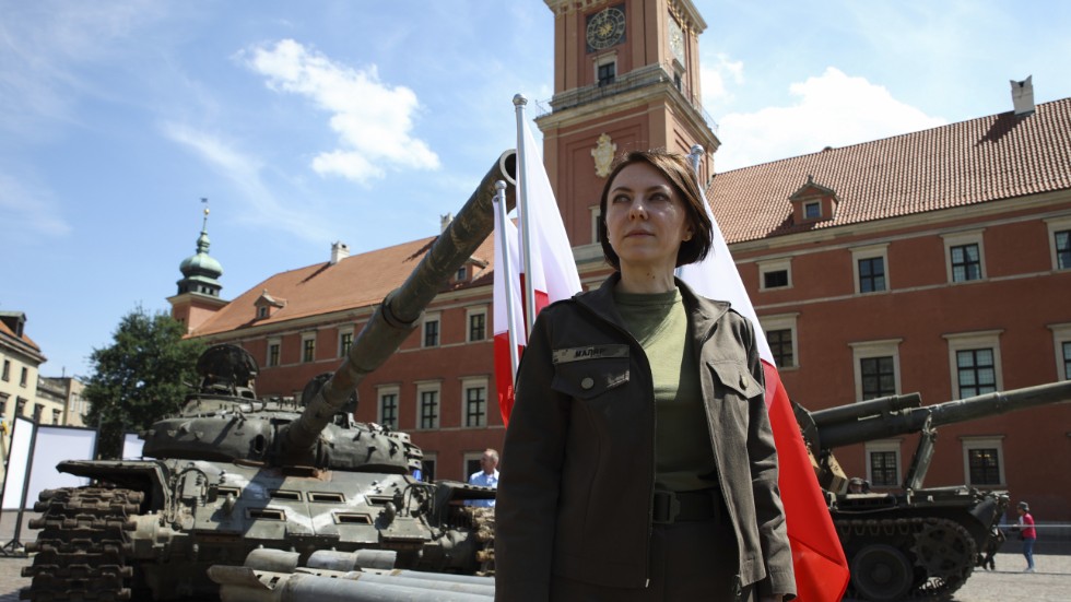 Ukrainas försvarsminister Hanna Maljar. Arkivbild.
