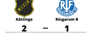 Kättinge vann på hemmaplan mot Ringarum B