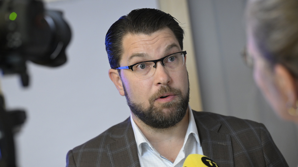 SD-ledaren Jimmie Åkesson. Arkivbild.