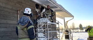 Brand i villa på Nörd-Haraholmen