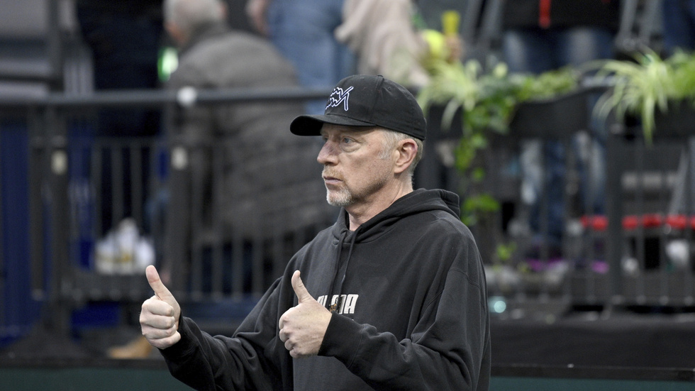 Tyske tennisikonen Boris Becker är ny tränare för danske stjärnan Holger Rune. Arkivbild.