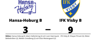 IFK Visby B tog klar seger mot Hansa-Hoburg B