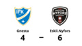 Förlust för Gnesta mot Eskil.Nyfors med 4-6