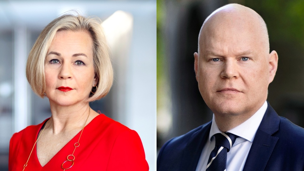 Anna Grönlund, Branschchef, Sveriges Bussföretag, Marcus Dahlsten, vd, Transportföretagen.