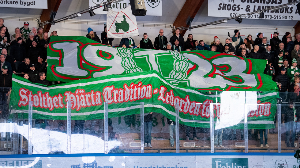 Fullt ös. Tingsryd har en engagerad supporterskara, där många är medlemmar i "Gröna Brigaderna".