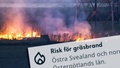 Snö idag – risk för gräsbrand imorgon