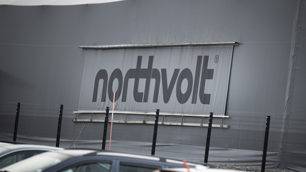 Northvolts fabrik i Skellefteå. Arkivbild.