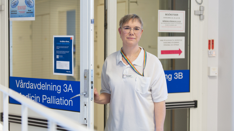 Lisa Lindén, ST-läkare inom palliativ medicin på Piteå sjukhus. 