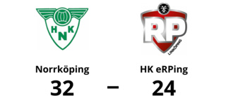 32-24-seger för Norrköping – besegrade HK eRPing