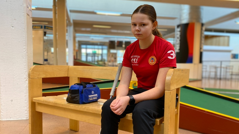 "Det kändes skönt", säger Amanda Eriksson, 14, från Eskilstuna efter SM-guldet.