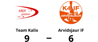 Team Kalix besegrade Arvidsjaur IF med 9-6