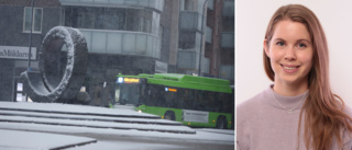 Snöfallsvarningen förlängd – risk för trafikproblem