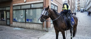 Polishäst skenade i centrala Stockholm