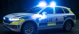 Polisinsats på Porsön - stulen bil påträffades