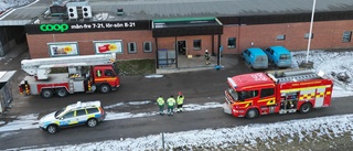 Ingen brand trots larm om rökutveckling