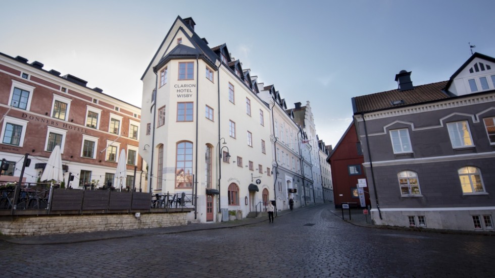 Clarion Hotell i Visby där den aktuella spa-anläggningen ligger på källarplan.