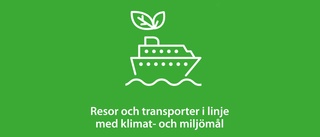 Klimatsmarta resor och transporter till och från Gotland