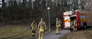 Larm om gräsbrand i Sturefors