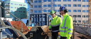 Miljardbygget i Västervik växer med en våning i månaden