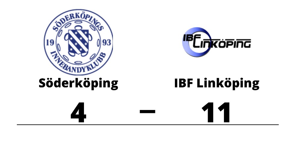 Söderköpings IBK förlorade mot IBF Linköping U-lag