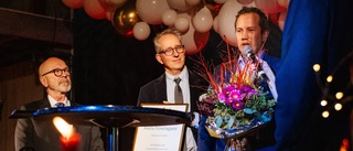 Prisregn över företagarna på galan