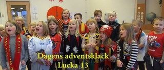 Dagens adventsklack - Lucka 13