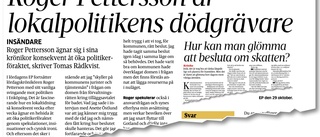 Till försvar för modiga politiker och fri press