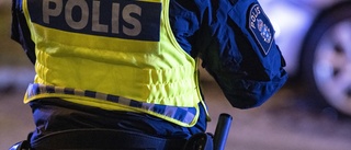 Polis avlossade varningsskott