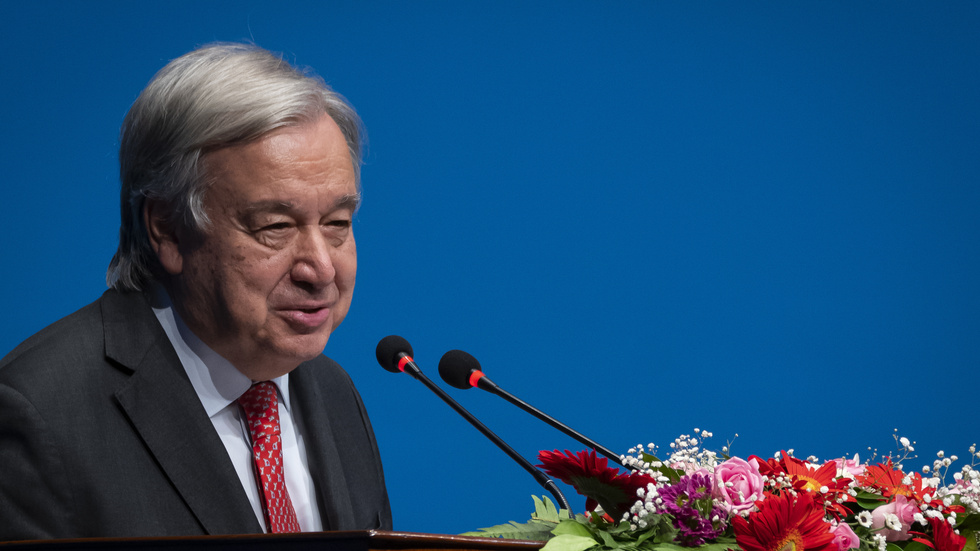FN:s generaldirektör Anónio Guterres. Arkivbild.