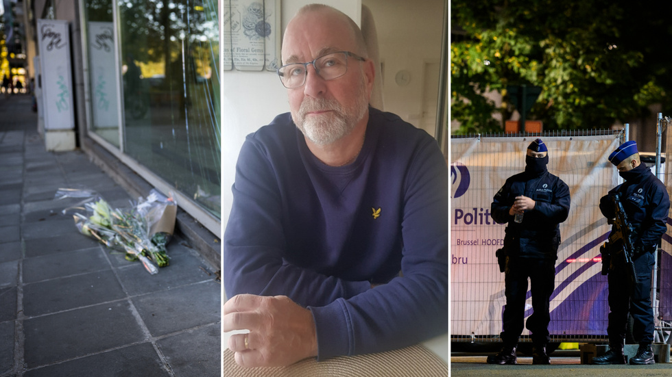 "Det var en oerhört tryckt stämning på läktaren", berättar Pelle Persson från Flen, som var på plats på matchen, efter att beskedet om dödsskjutningen nått de svenska supportrarna på arenan.
