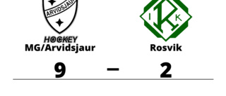 MG/Arvidsjaur utklassade Rosvik på hemmaplan