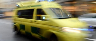 Fördes med ambulans till sjukhus