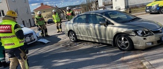 Trafikolycka i Vimmerby – två bilar krockade i korsning