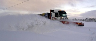 Snökaos vid Riksgränsen