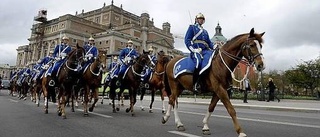 Beridna vaktparaden till Uppsala