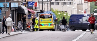 Cykelolycka på Storgatan