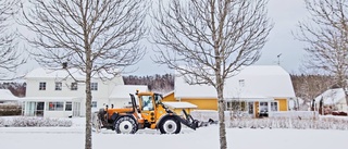 Dubbelt snöfall på väg mot länet