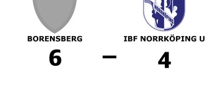 Borensberg vann i division 3 Östergötland Play Off 1 herr mot IBF Norrköping U