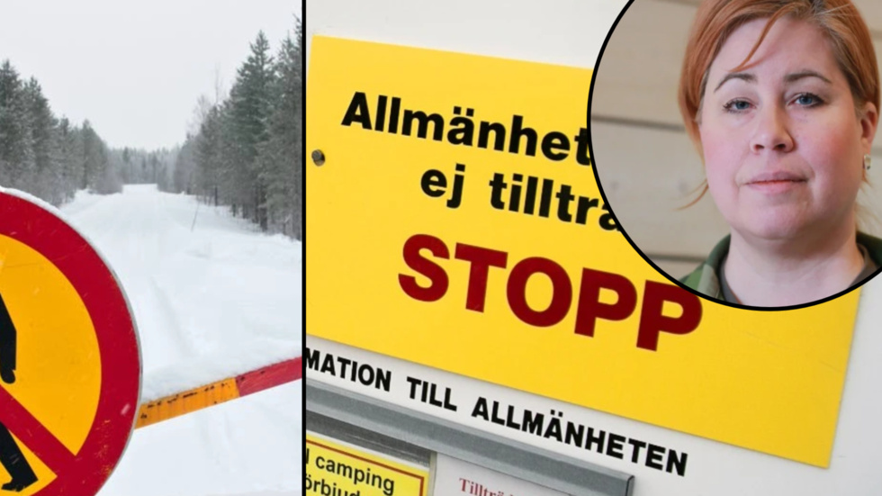 Skoterburna ungdomar tog sig in på skjutfältet mitt under pågående övning i kulspruteskytte. 