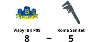 Visby IBK P08 avgjorde i tredje perioden