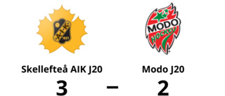 Straffar avgjorde när Skellefteå AIK J20 vann mot Modo J20