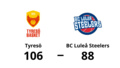 BC Luleå Steelers besegrades på bortaplan av Tyresö