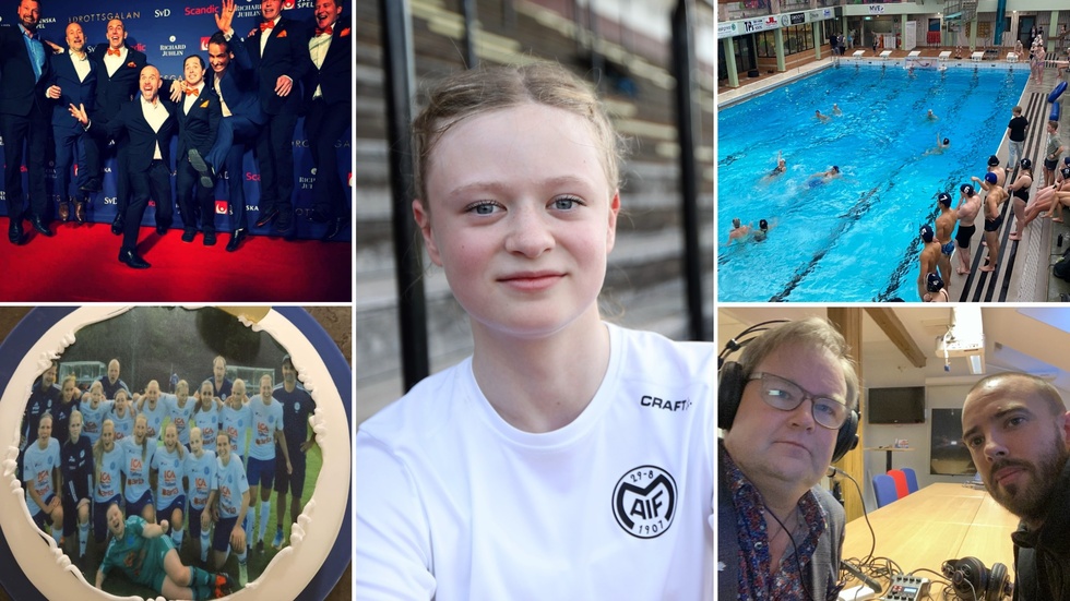 Skvallerspalten vecka 5. Läs om fallskärmshopparnas besök på Idrottsgalan, Biftjejernas tårta, Maifs Nellie Hemmingsson, vattenpolokryss i Motala och extrastoff med Alexander Magnusson Glaad. Plus den senaste heta listan.