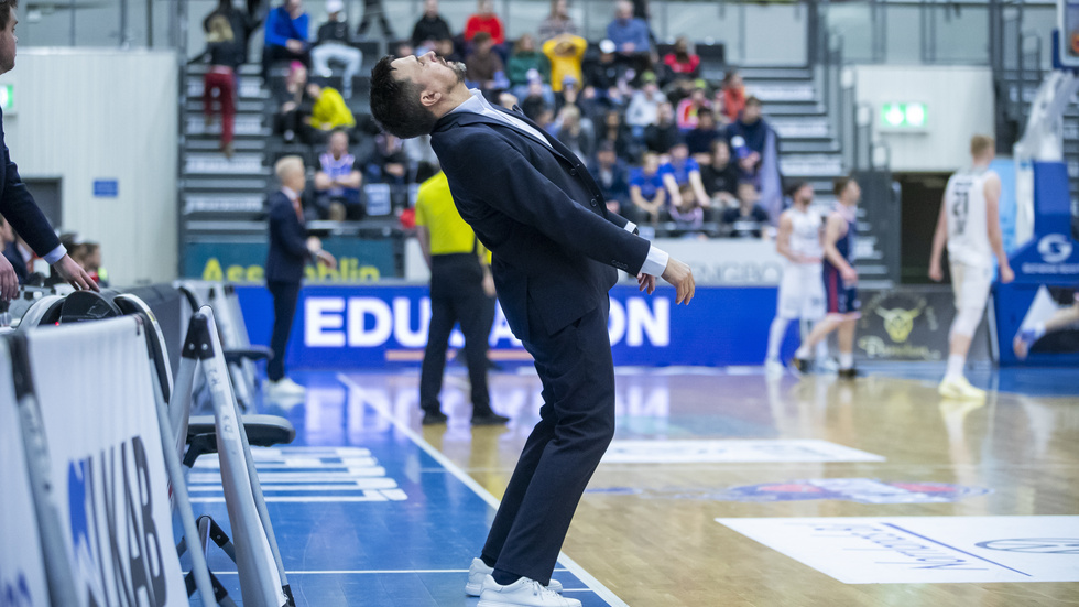 Håkan Larsson var allt annat än nöjd efter plattsmatchen mot Uppsala.