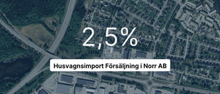 Så gick det för Husvagnsimport Försäljning i Norr AB i fjol