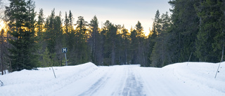 Varning för ishalka i norra Sverige